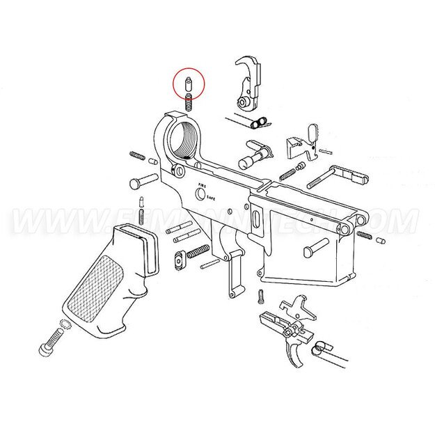 Eemann Tech Buffer Retainer AR15