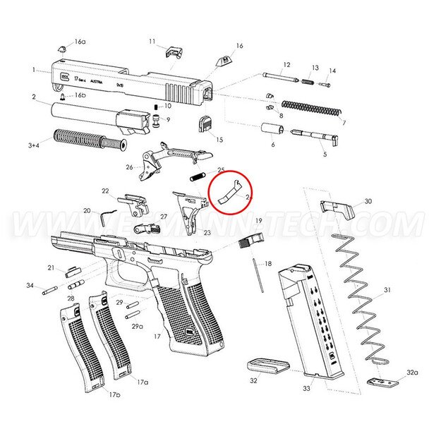 Eemann Tech Competition Connector GLOCK