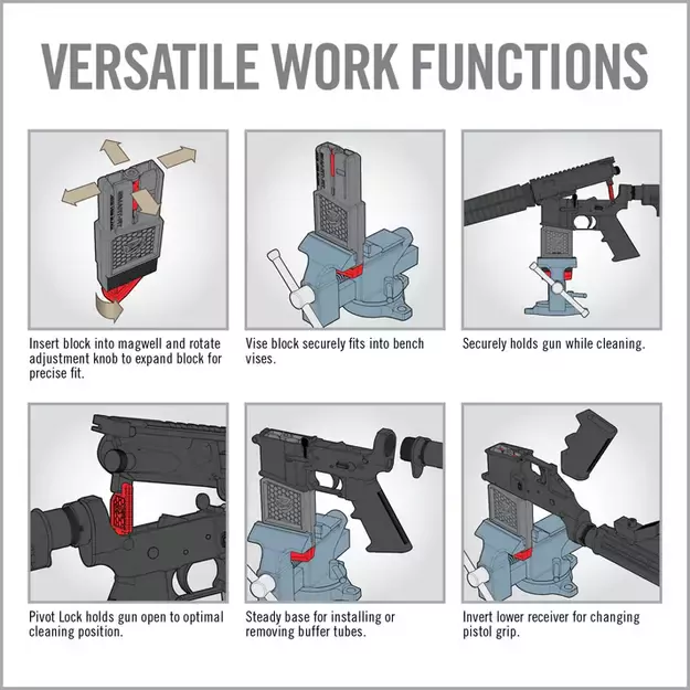 Smart Fit AR15 Vise Block