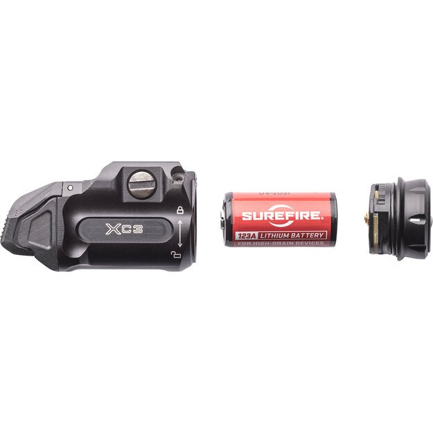 SureFire XC3 taktinis žibintuvėlis juodas 4