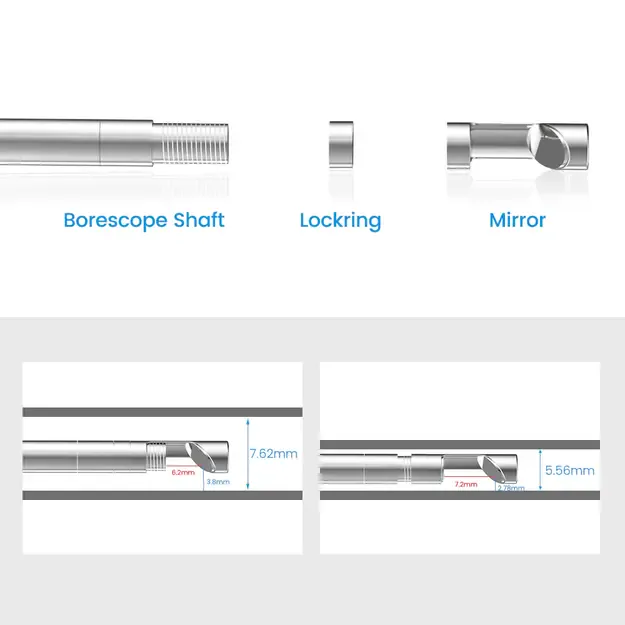 Boroskopas Teslong NTG150W 45", lankstus su WI-FI 3