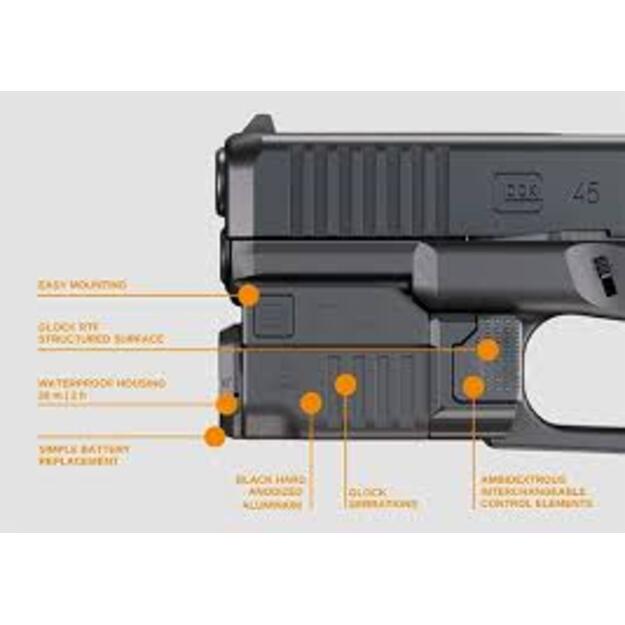 Glock GTL II taktinis žibintuvėlis