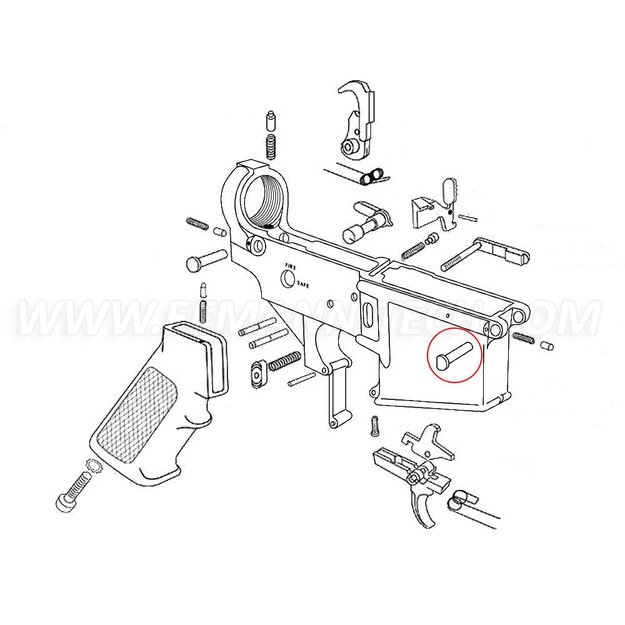 Eemann Tech Pivot Pin AR15