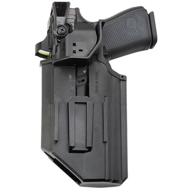 KAIRIARANKIAMS Glock / CZ P10 dėklas pistoletui Fobus LE2 kojos