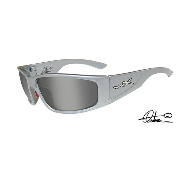 Akiniai WileyX ZAK Smoke Silver Flash Silver Metallic Frame