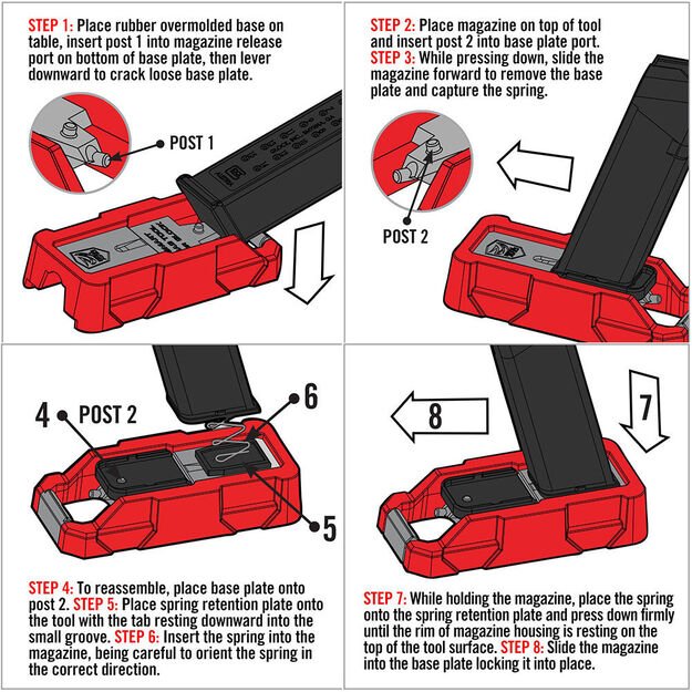 Dėtuvės ardymo įrankis SMART MAG TOOL™ for GLOCK