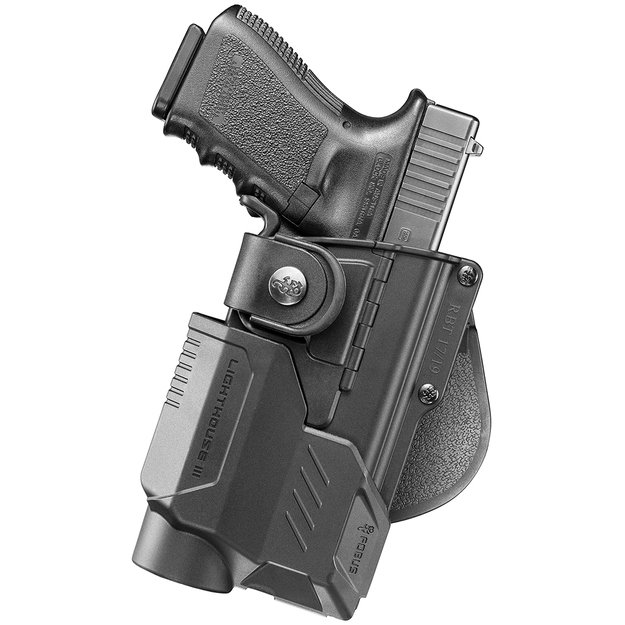 Taktinis pistoleto  Glock dėklas RBT17G RT su lazerio/žibintuvėlio apsaugomis (bundle)