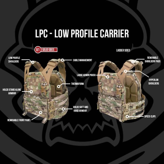 Warrior Low Profile Carrier taktinė liemenė LPC
