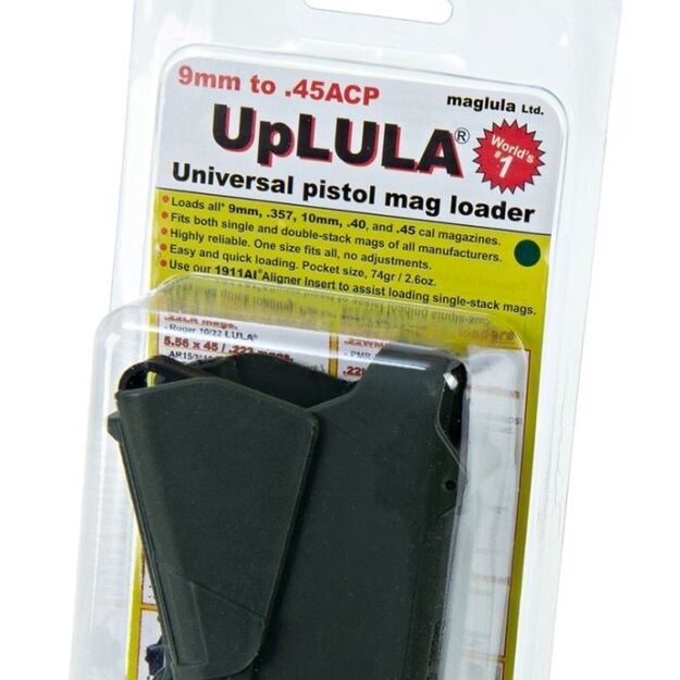 UpLULA dėtuvės užtaisymo įrankis 9mm – .45ACP